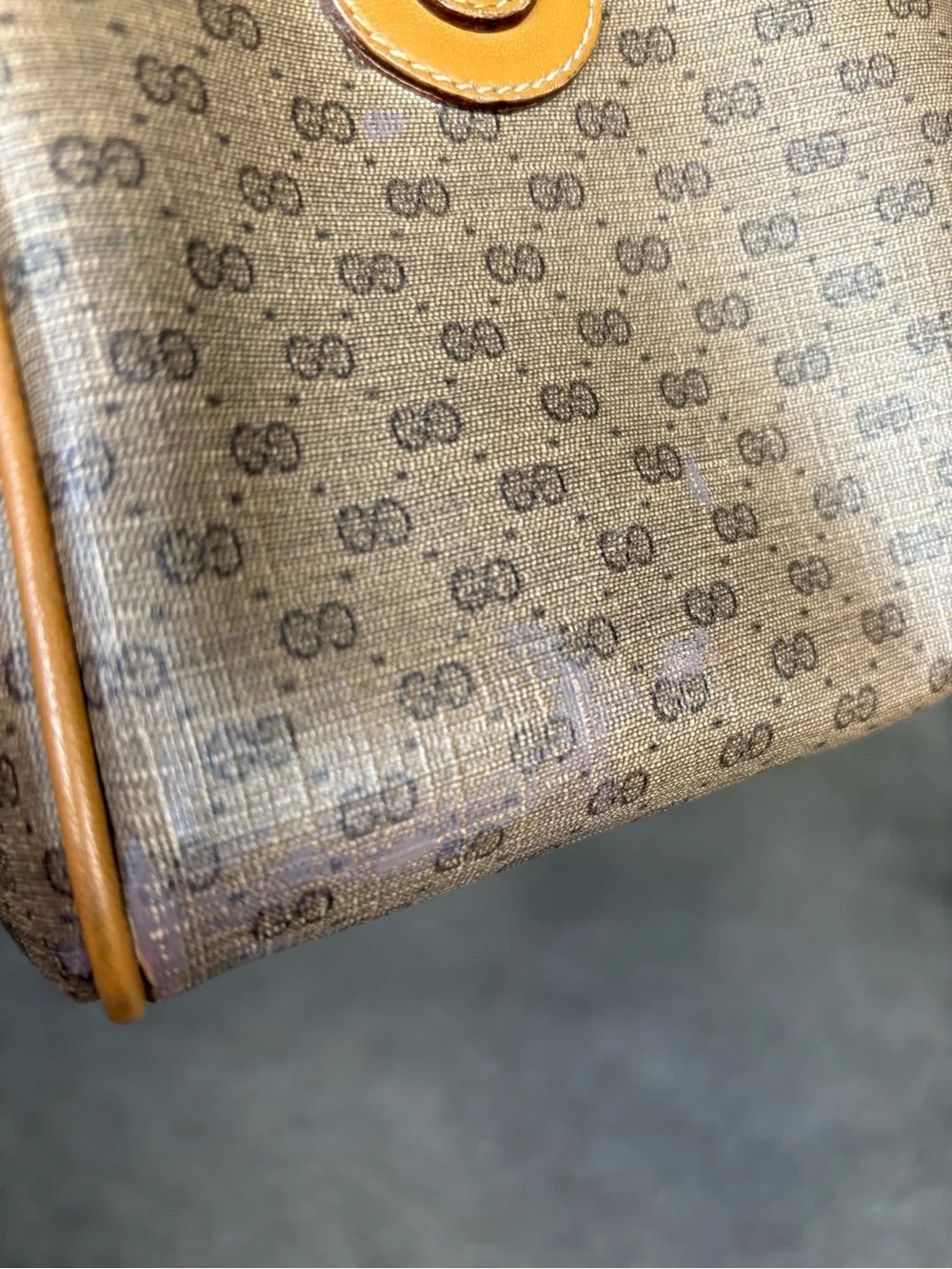 Vintage Gucci Mini Monogram Boston Bag